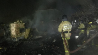 Один человек погиб на пожаре в Щелкино