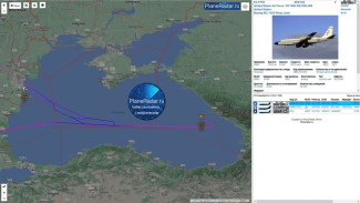 У берегов Крыма снова шпионит самолёт-разведчик США