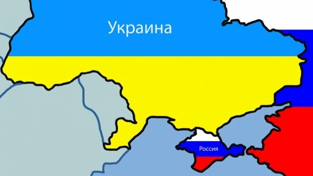 На Украине в учебниках истории изображена карта без Крыма