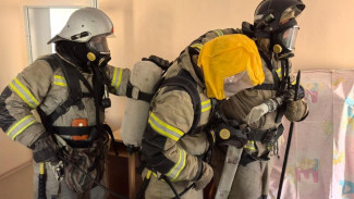 Крымские спасатели совершенствуют навыки, необходимые для работы на пожарах