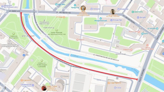 В Симферополе временно перекроют улицу Набережную имени 60-летия СССР