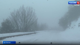МЧС Крыма объявило штормовое предупреждение из-за снега и морозов