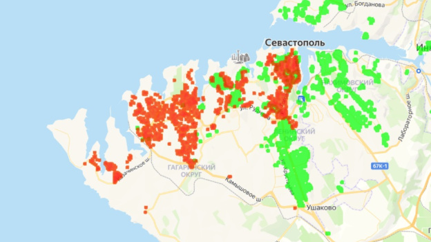 В Севастополе фиксируют масштабное отключение света 18 января