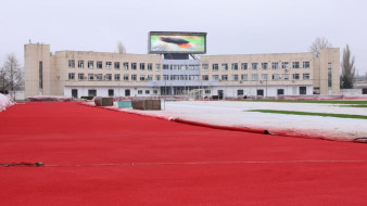 Капремонт стадиона имени 50-летия Октября в Керчи планируют закончить на следующей неделе