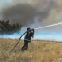В Коктебеле потушили крупный ландшафтный пожар