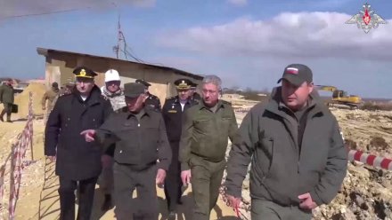 Министр обороны Сергей Шойгу проверил ход строительства военного госпиталя в Севастополе