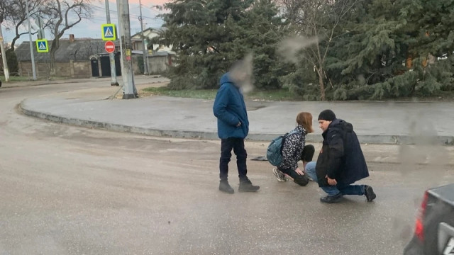 В Севастополе на пешеходном переходе сбили школьницу