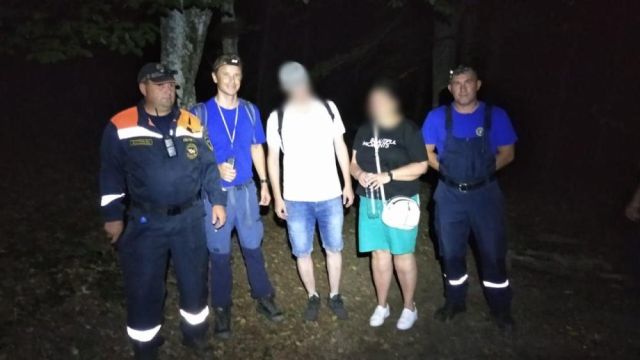 В Старом Крыму заблудилась семейная пара