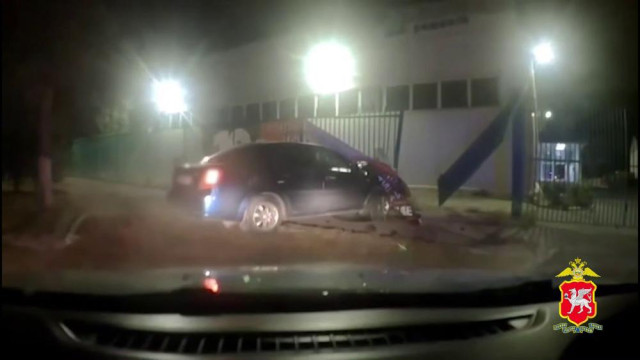 Погоня по ночной Евпатории завершилась задержанием пьяного водителя