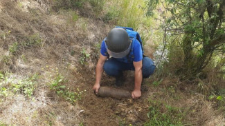 Пиротехники обезвредили артиллерийский снаряд в Ленинском районе Крыма