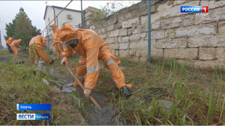 Ливневки стали причиной затопления домов в Керчи