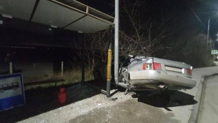 В Севастополе пьяный водитель снес столб