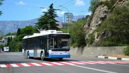 В Крыму сегодня отменили несколько рейсов троллейбуса № 51 «Симферополь — Алушта»