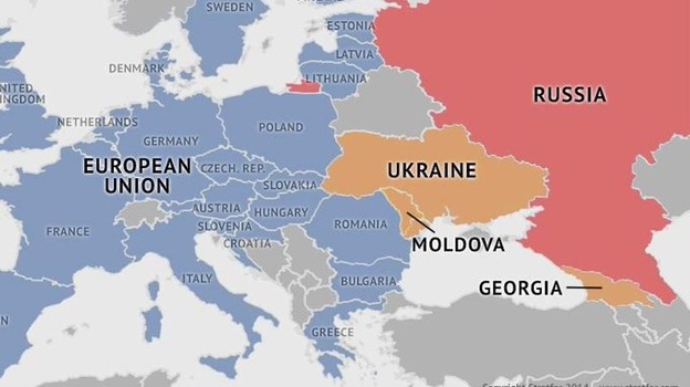 Бельгийская пресса опубликовала карту Украины без Крыма