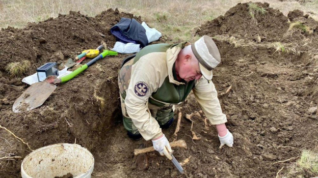 В районе Феодосии были обнаружены останки бойцов времен Великой Отечественной войны.