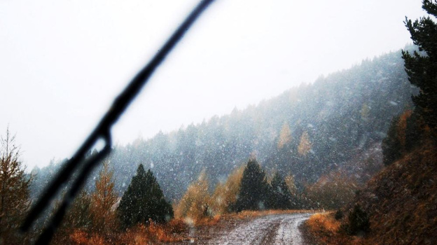 В Крыму рабочая неделя начнётся с дождя и снега