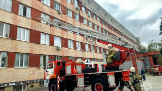 В больнице Керчи вспыхнул условный пожар