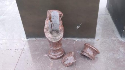 Дети разбили вазу у памятника Сергею Королеву в Симферополе