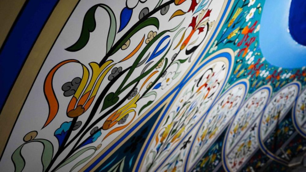 В Соборной мечети Крыма завершили роспись главного купола