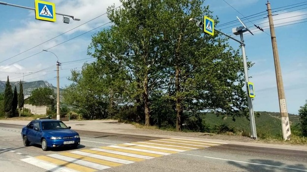 В Большой Алуште усилили безопасность дорожного движения