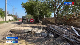 В селе Изобильное в ближайшее время возобновят строительство канализации