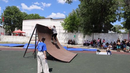 В Белогорском районе провели забег с полосой препятствий