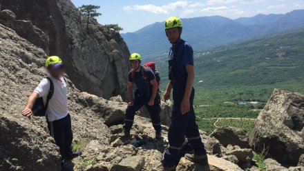 В Крымских горах заблудился турист