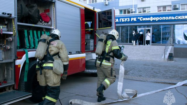 В Симферополе «загорелась» седьмая горбольница
