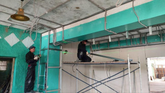 Капремонт Дома культуры в селе Морском идёт по графику