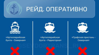 Из-за непогоды в Севастополе не ходят катера и паромы