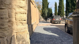  В центре Керчи ремонтируют пешеходные зоны