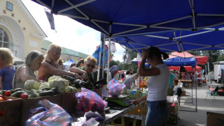 Феодосийцы массово скупают продукты на с/х ярмарке