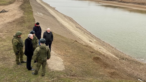 Аксенов выехал на границу с Херсонской области чтобы проверить Северо-Крымский канал