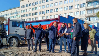 ​​​​​​​На территории Симферопольской городской клинической больницы №7 идет подготовка к строительству модульного приемного отделения