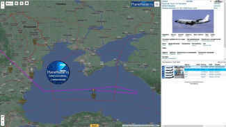 Британский самолёт-разведчик River Joint шпионил у берегов Крыма 31 мая 2022 года