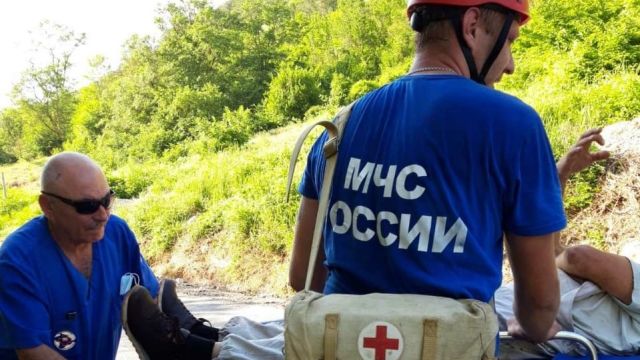 В Крымских горах турист потерял сознание