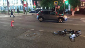 В центре Симферополя в ДТП пострадал велосипедист