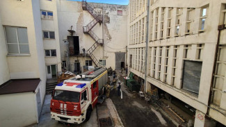 В Симферополе «тушили» пожар в театре 