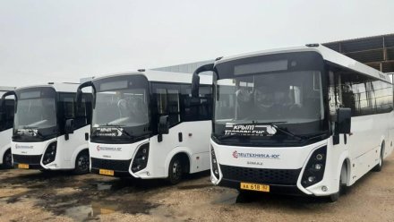 Новые автобусы вышли на маршрут Симферополь-Феодосия
