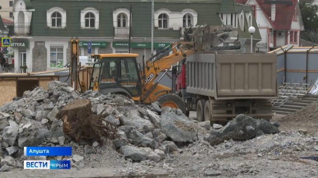 В Алуште полным ходом готовятся к курортному сезону