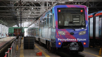 В московском метро запустили «крымский» поезд