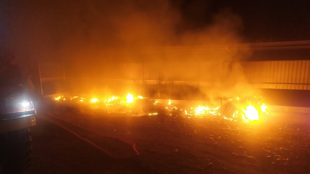 В Крыму участились случаи крупных возгораний бытового мусора