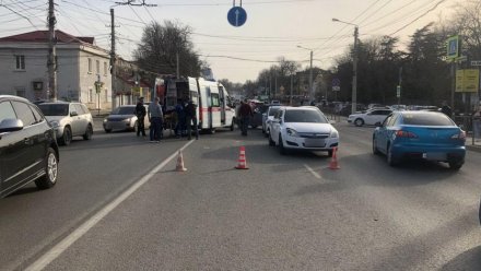 16 летнюю девушку сбил автомобиль в Симферополе 