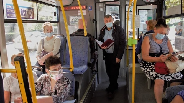 Крымчане могут получить 30 тысяч штрафа за езду без маски в транспорте 