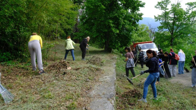 В Ливадийском парке провели масштабный субботник
