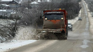 В Крыму очистили больше 4600 километров дорог от снега