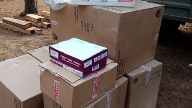 Крымские железнодорожники передали на фронт "зимнюю" гуманитарную помощь
