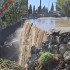 Поток воды в Алупке срывается водопадом во дворы местных жителей