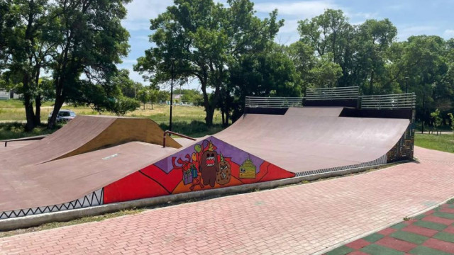 В Черноморском районе нашли опасную скейтплощадку