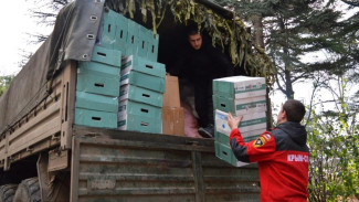 В Крыму собрали гуманитарный груз для морпехов